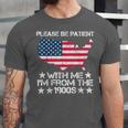 Please Be Patient With Me I'm From The 1900s American Flag Unisex Jersey T-Shirt Please Be Patient With Me I'm From The 1900s American Flag Unisex Jersey T-Shirt
