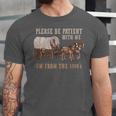 PLEASE BE PATIENT WITH ME I'M FROM THE 1900s Clever Unisex Jersey T-Shirt PLEASE BE PATIENT WITH ME I'M FROM THE 1900s Clever Unisex Jersey T-Shirt