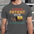 Please Be Patient With My I'm From The 1900s Old Retro Unisex Jersey T-Shirt