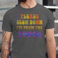 Please Slow Down I'm From The 1900s Retro Vintage 70 Unisex Jersey T-Shirt Please Slow Down I'm From The 1900s Retro Vintage 70 Unisex Jersey T-Shirt