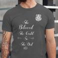 Police Academy Graduation She Believed She Could So She Did Unisex Jersey T-Shirt