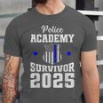 Police Academy Survivor 2025 Graduation Police School Unisex Jersey T-Shirt