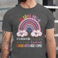 Pre k Graduation Class 2025 Graduate Pre-k Rainbow Girls Unisex Jersey T-Shirt