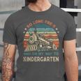 Pre-k Graduation To Kindergarten Retro Vintage Train Kids Unisex Jersey T-Shirt