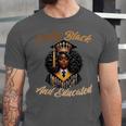 Pretty Educated African American Graduation Class 2024 Unisex Jersey T-Shirt