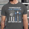 Proud Air Force Mother-In-Law US Air Force Graduation Unisex Jersey T-Shirt