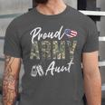 Proud Army Aunt Army Graduation Aunt US Army Aunt Unisex Jersey T-Shirt