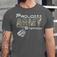 Proud Army Stepmom Army Graduation Stepmom US Army Stepmom Unisex Jersey T-Shirt