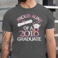 Proud Aunt Of a 2018 Graduate Auntie Graduation Unisex Jersey T-Shirt