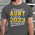 Proud Aunt Of a Class Of 2023 Graduate Senior Graduation Unisex Jersey T-Shirt