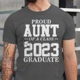 Proud Aunt Graduation Senior 23 Grad Class Of 2023 Unisex Jersey T-Shirt