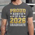 Proud Auntie Of A 2026 Graduate Shirt Class 2026 Graduation Unisex Jersey T-Shirt