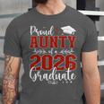 Proud Aunty Of a Class Of 2026 Graduate Senior Graduation Unisex Jersey T-Shirt