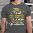 Proud Big Sister Of Two 2025 Graduates Graduation Family Unisex Jersey T-Shirt