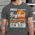 Proud Boyfriend Of A 2025 Senior Graduation Basketball Unisex Jersey T-Shirt