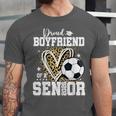 Proud Boyfriend Of A 2026 Senior Soccer Graduation Leopard Unisex Jersey T-Shirt