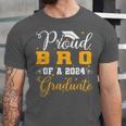 Proud Bro Of A Class Of 2024 Graduate Senior Graduation Unisex Jersey T-Shirt