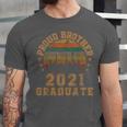 Proud Brother Of 2021 Graduate Senior 21 Vintage Graduation Unisex Jersey T-Shirt