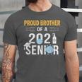 Proud Brother Of a 2021 Senior Shirt Graduation Unisex Jersey T-Shirt