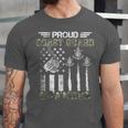 Proud Coast Guard Grandpa US Coast Guard Graduation Grandpa Unisex Jersey T-Shirt