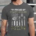 Proud Coast Guard Mom US Coast Guard Graduation Mom Unisex Jersey T-Shirt