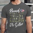 Proud Coast Guard Sister US Coast Guard Graduation Sister Unisex Jersey T-Shirt