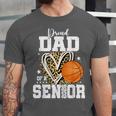 Proud Dad Of A 2026 Senior Basketball Graduation Leopard Unisex Jersey T-Shirt