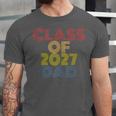 Proud Dad Of A Class Of 2027 Graduate Senior Graduation Unisex Jersey T-Shirt
