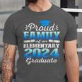Proud Family Of 5th Grade Graduate 2024 Family Graduation Unisex Jersey T-Shirt
