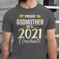 Proud Godmother Of A 2021 Graduate Graduation Clothes MBA Unisex Jersey T-Shirt