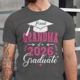 Proud Grandma Of a Class Of 2026 Graduate For Graduation Unisex Jersey T-Shirt