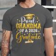 Proud Grandma Of A Class Of 2026 Graduate Senior Graduation Unisex Jersey T-Shirt