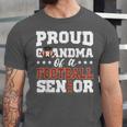 Proud Grandma Of a Football Senior 2026 Graduation Unisex Jersey T-Shirt