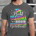 Proud Grandma Of Kindergarten Graduate 2025 Graduation Unisex Jersey T-Shirt