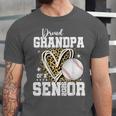 Proud Grandpa Of A 2026 Senior Baseball Graduation Leopard Unisex Jersey T-Shirt