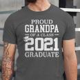 Proud Grandpa Graduation Senior 21 Grad Class Of 2021 Unisex Jersey T-Shirt