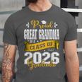 Proud Great Grandma Of a Class Of 2026 Graduate Graduation Unisex Jersey T-Shirt