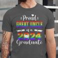 Proud Great Uncle Of 2024 Graduate Class 2024 Graduation Unisex Jersey T-Shirt