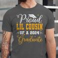 Proud Lil Cousin Of A Class 2024 Graduate Senior Graduation Unisex Jersey T-Shirt