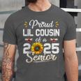 Proud Lil Cousin Of A Class Of 2025 Senior Graduation 2025 Unisex Jersey T-Shirt