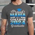 Proud Mama Of 2024 College Graduate Family 24 Graduation Unisex Jersey T-Shirt
