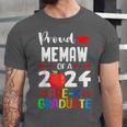 Proud MEMAW Of 2024 Pre-K Graduation Graduate Senior 2024 Unisex Jersey T-Shirt