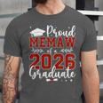 Proud Memaw Of a Class Of 2026 Graduate For Graduation Unisex Jersey T-Shirt