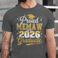 Proud Memaw Of a Class Of 2026 Graduate Senior Graduation Unisex Jersey T-Shirt
