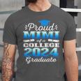 Proud Mimi Of 2024 College Graduate Family 24 Graduation Unisex Jersey T-Shirt