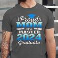 Proud Mom Of 2024 Class Master Graduate Family Graduation Unisex Jersey T-Shirt