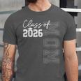 Proud Mom Of A 2026 Graduate Grad Senior Mother Graduation Unisex Jersey T-Shirt