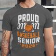 Proud Mom Of Basketball Senior 2026 Graduation Unisex Jersey T-Shirt
