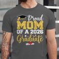Proud Mom Of A Class Of 2026 Graduate Senior Gold Graduation Unisex Jersey T-Shirt