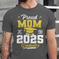 Proud Mom Of Two Class Of 2025 Graduates Twins Graduation Unisex Jersey T-Shirt